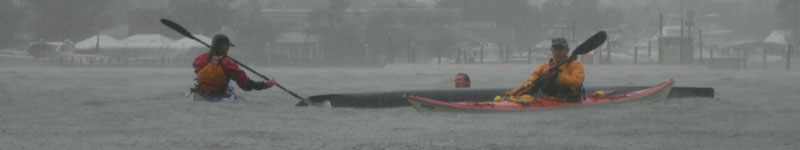 Level 4 students learning rescues "in conditions"