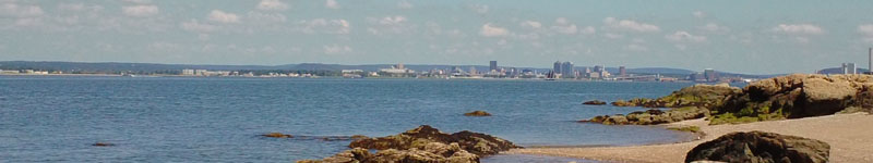 New Haven Harbor from Lighthouse Point Park